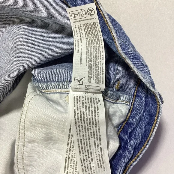 Abercrombie & Fitch Low-Rise Ultra Loose Light Blue Denim Jeans - Picture 7 of 13